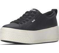 Keds Women's Skyler-7a Fashion Sneaker, Black Leather, 7.5 UK