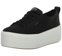 Keds Women's Skyler Lace Up Sneaker, Black Canvas, 3 UK