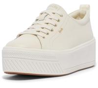 Keds Women's Skyler Lace Up Sneaker, Off White Leather, 4 UK