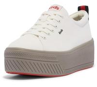 Keds Women's Skyler Lace Up Sneaker, White Heavy Twill, 7.5 UK