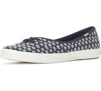 Keds Women's The Mini Slip on, Navy Daisy Eyelet, 9