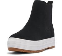 Keds Women's The Platform Chelsea Lug Boot, Black Suede, 3 UK