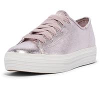 Keds Women's Triple Kick Leather Platform, Mauve Metallic, 5.5 UK