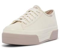 Keds Womens Triple Up, Off White/Taupe Bumper Foxing Stripe, 7.5