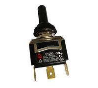 KEDU HY29J 125/277V 20/15A Toggle Switch 3 Pins ON-Off-ON Dust-Proof Switches with Bilateral Self-Reset Suitable for All Kinds of Devices or Appliances,2-Pack