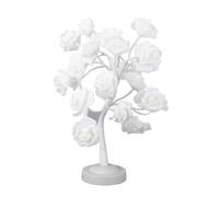 Keebgyy Rose Tree Lamp, Color Changing RGB Rose Flower LED Tree Lamp with 16 Colour Remote Control, Perfect for Valentine's Day, Birthdays, Weddings, and More
