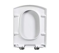 Keebgyy Toilet Seats Multifunctional Quiet Close PP Material Rectangle Type Thicken Mute Slow Down Detachable Bathroom Accessories Fits All Regular Toilet Bowls