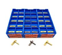 KEEBI 10 Pcs Carbide Turning Inserts Grooving Tool MGMN150 MGMN200 MGMN300 PC9030 NC3020 NC3030 Grooving Insert For MGEHR External Tool Holder (Angle : MGMN150 NC3030, Shank Diameter : 10PCS (1 box))