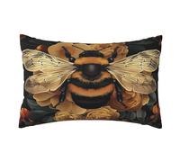 Keebik Bees William Morris Throw Pillow Covers Decorative Outdoor Soft Pillowcases Home Decor Living Room Cushion Case for Bed Couch Car 12x20 Inch