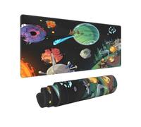 Keebik Gaming Mouse Pad, Outer Wilds Mouse Pad 11.8x23.6 Inch Large Extended Computer Mouse Mat Keyboard Full Desk Mousepad for Gaming, Office, Home