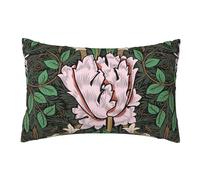 Keebik William Morris Honeysuckle Famous Pattern Throw Pillow Cover Soft Decorative Throw Pillowcases Cushion Case for Home Decor Living Room Bed Couch Car 12x20 Inch
