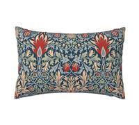 Keebik William Morris Pattern Throw Pillow Covers Decorative Outdoor Soft Pillowcases Home Decor Living Room Cushion Case for Bed Couch Car 12x20 Inch