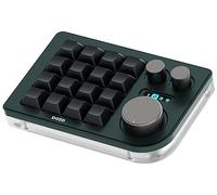 KEEBMONKEY Megalodon Triple Knob Macro Pad Programmable Designer Mini Keyboard 16 Keys (Green)