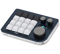 KEEBMONKEY Megalodon Triple Knob Macro Pad Programmable Designer Mini Keyboard 16 Keys (Navy)