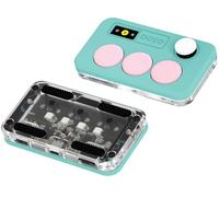 KEEBMONKEY Sayo O3C OSU Rapid Trigger Hall Effect Keyboard with Joystick and Screen, CNC Aluminum RGB One Handed Macro Pad for Rhythm Games,USB-C Custom Programmable keypad (Mint(3 Key))