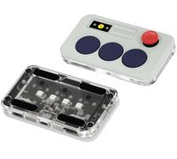 KEEBMONKEY Sayo O3C OSU Rapid Trigger Hall Effect Keyboard with Joystick and Screen, CNC Aluminum RGB One Handed Macro Pad for Rhythm Games,USB-C Custom Programmable keypad (Soy(3 Key))