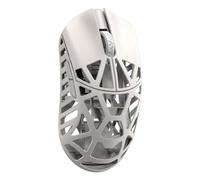 KEEBMONKEY WLMOUSE Beast X Max Wireless Gaming Mouse - 8KHz Polling Rate, 42g Magnesium Alloy, PAW3950HS Sensor, Customizable DPI, OM & TTC Switches P2 (Milk White(OM Switch))