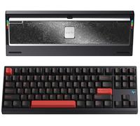 KEEBMONKEY WOBKEY Crush 80 Reboot CNC Aluminum 5-Second Quick-Release Triple-Mode Connectivity Mechanical Keyboard with Superior Acoustics (Lite Black)
