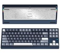 KEEBMONKEY WOBKEY Crush80 Reboot CNC Aluminum 5-Second Quick-Release Triple-Mode Connectivity Mechanical Keyboard with Superior Acoustics (Pro Navy)