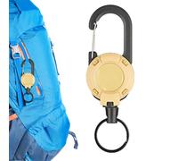 Keechchain Free Carabiner - Extendable Chiaves Roller with Hook Clip | Heavy Gear Key Riot for Badges, Plant Hanger, Light Holder