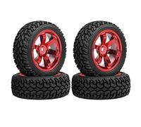 KEEDA 75mm Rubber Tyres and Plastic Wheels for 1/10 RC On Road Car 1/16 RC Rally Car HSP 94123 HPI Kyosho Tamiya