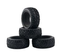 KEEDA Pack of 4 Rubber Tyres with Foam Inserts Tyres for 1/10 Traxxas HSP Tamiya HPI Kyosho RC On Road Runflating Touring Car (Q, 75 mm)