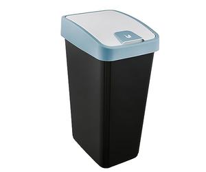 keeeper 1060568000000 magne Waste bin with flip lid 45 l, Plastic, Nordic Blue