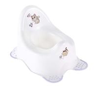 keeeper adam Baby Potty, from Approx. 18 Months to Approx. 3 Years, Anti-Slip Function, Cat Design, White