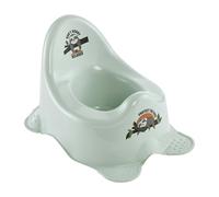keeeper adam Baby Potty Lazy Lui, from Approx. 18 Months to Approx. 3 Years, Anti-Slip Function, Design: Lazy Lui, Green (Soft Green)