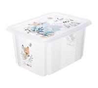 Keeeper Bambi Turn Around Stackable Box With Lid 15 Litre Transparent