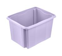 keeeper emil Turn Around Stacking Box, 44,5 x 34,5 x 27 cm, 30 L, Violet (Soft Purple)