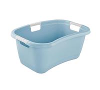 keeeper Ergonomic Laundry Basket With Anti-Slip Soft Handles, 50 L, Janne, Nordic Blue
