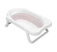 keeeper Foldable Baby Bath With Stopper, From 0 To About 12 Months, 33 L, 48 X 82 X 23.5 Cm, Maja, Pink (Nordic Pink)