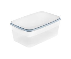 keeeper Food Storage Container, 5400 ml, Microwave-Safe, Stackable, Dishwasher Safe, 31.5 x 20 x 12.5 cm, Franco, Nordic Blue