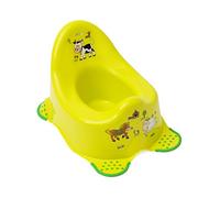 keeeper Funny Farm baby potty, from approx. 18 months to approx. 3 years, non-slip function, Adam, green