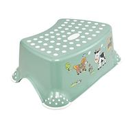 keeeper Funny Farm Step Stool, For Children From Approx. 3 to 14 Years Old, Anti-Slip, Tomek, Nordic Green