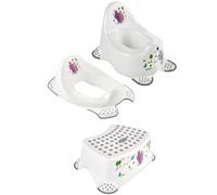 Keeeper Funny Zoo White Baby Potty, toilet Seat & Step Stool, Multi