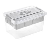 Keeeper Henri Organiser Box 16 Litre with Handle - Grey, Grey