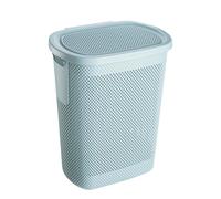Keeeper Hinged Lid Laundry Hamper Air-Permeable Nordic Blue Keeeper Blue One Size