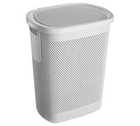 Keeeper Hinged Lid Laundry Hamper Air-Permeable Nordic Grey