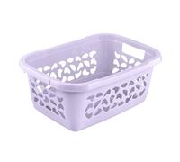 keeeper jost laundry basket, 32 l, for up to 5 kg of laundry, breathable design, Violet (Soft Purple)