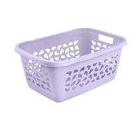keeeper jost laundry basket, 52 l, For up to 7 kg of laundry, Breathable design, Violet (Soft Purple)