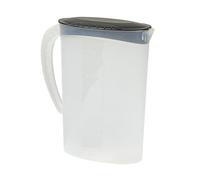 keeeper Juice Jug with Lid, 2 Litres, Polypropylene, 9.5 x 18.5 x 24.5 cm, Sara, Black/Transparent