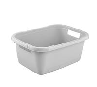 keeeper Laundry Basket, Strong Plastic, 32 L, Aenna, Nordic Grey