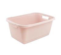 keeeper Laundry Basket, Strong Plastic, 52 L, Aenna, Nordic Pink