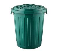 keeeper Maxi-Bin with Cover, Procyclen, 23 litres, 36 x 42 x 36 cm, Mats Eco Line, Green
