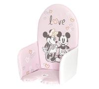 keeeper Minnie pad for high chair, Universal for high chairs, With Velcro fasteners, Lena, Pink (pastel pink)