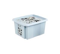 Mickey Mouse Storage Box with Lid 24 Litre Cloudy Blue Keeeper Blue One Size