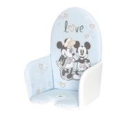 keeeper Mickey pad for high chair, Universal for high chairs, With Velcro fasteners, Lena, Blue ( Dark Blue)