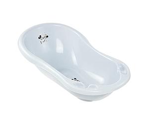 keeeper Micky Ergonomic Baby Bath with Squirt, From 0 to approx. 12 months, 84 cm, Maria, Sky Blue